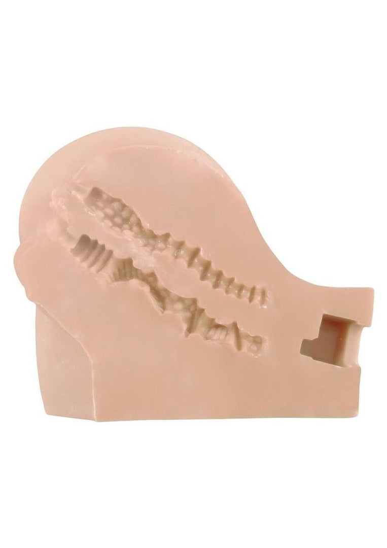 Stroke It Vibrating Twerking Rechargeable BBL Masturbator - Pussy and Ass