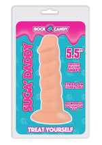 Load image into Gallery viewer, Suga' Daddy Silicone Dildo - Vanilla - 5.5in