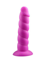 Load image into Gallery viewer, Suga' Daddy Silicone Dildo - Purple - 7in