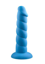 Load image into Gallery viewer, Suga' Daddy Silicone Dildo - Blue - 8in
