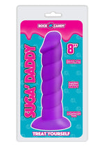 Load image into Gallery viewer, Suga' Daddy Silicone Dildo - Purple - 8in