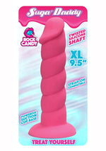 Load image into Gallery viewer, Suga' Daddy Silicone Dildo - Pink - 9.5in