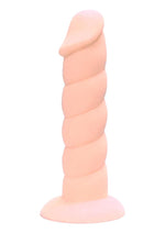 Load image into Gallery viewer, Suga' Daddy Silicone Dildo - Flesh/Vanilla - 9.5in
