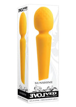 Load image into Gallery viewer, Sunshine Rechargeable Silicone Vibrator - Yellow

