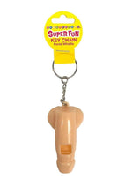 Load image into Gallery viewer, Super Fun Penis Whistle Key Chain - Vanilla
