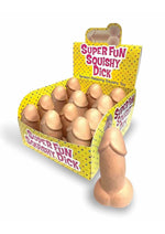 Load image into Gallery viewer, Super Fun Stress Penis - Vanilla - 12 Per Display
