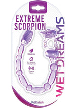 Load image into Gallery viewer, Super Xtreme Vibrating Scorpion Silicone Cock Ring Waterproof - Purple
