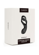 Load image into Gallery viewer, Svakom Benedict Silicone Rechargeable Cock Ring - Black
