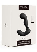 Load image into Gallery viewer, Svakom Iker Silicone Prostate and Perineum Vibrator - Black
