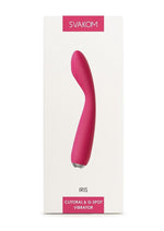 Load image into Gallery viewer, Svakom Iris Silicone G-Spot Rechargeable Vibrator - Pink/Plum/Red/Silver
