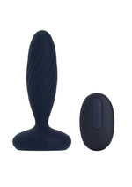 Load image into Gallery viewer, Svakom Jordan Rechargeable Silicone App Control Thrusting Anal Vibrator - Navy Blue