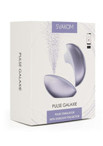 Load image into Gallery viewer, Svakom Pulse Galaxie App Compatible Rechargeable Silicone Clitoral Stimulator with Remote - Metallic - Lilac/Purple
