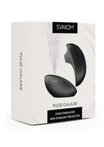 Load image into Gallery viewer, Svakom Pulse Galaxie App Compatible Rechargeable Silicone Clitoral Stimulator with Remote - Black/Midnight
