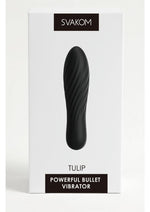 Load image into Gallery viewer, Svakom Tulip Rechargeable Silicone Bullet - Black
