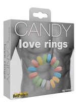 Load image into Gallery viewer, Sweet and Sexy Candy Love Rings - Multicolor - 3 Each Per Pack
