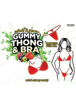 Load image into Gallery viewer, Sweet N Sour Gummy Thong and Bra - Red