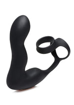 Load image into Gallery viewer, Swell Rechargeable Silicone Inflatable 10x Vibrating Prostate Plug with Cock and Ball Ring and Remote Control - Black
