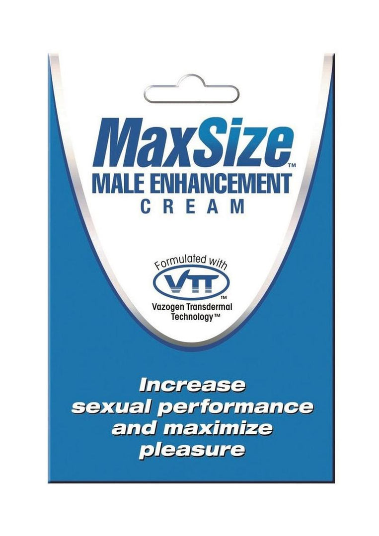 Max Size - Cream - 5ml Foil