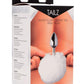 Tailz Fluffy Bunny Tail Anal Plug - Metal/White