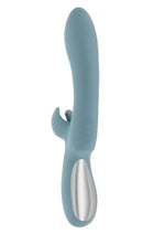 Load image into Gallery viewer, Take Your Flick Rechargeable Silicone Dual Vibrator - Blue
