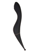 Load image into Gallery viewer, Tantalizing Teaser Rechargeable Silicone Dual End Vibrator - Black
