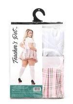 Load image into Gallery viewer, Teacher's Pet Private Schoolgirl Costume - Pink/White - Queen - 3 Piece