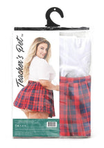 Load image into Gallery viewer, Teacher's Pet Schoolgirl Costume - Red/White - Queen - 2 Piece