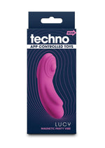 Load image into Gallery viewer, Techno Lucy Rechargeable Silicone App Compatible Panty Vibe - Magenta
