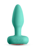 Load image into Gallery viewer, Techno Prism Rechargeable Silicone App Compatible Anal Plug - Teal