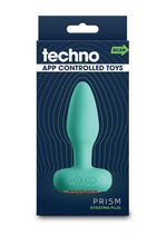 Load image into Gallery viewer, Techno Prism Rechargeable Silicone App Compatible Anal Plug - Teal