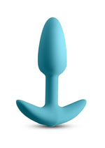 Load image into Gallery viewer, Techno Trance Rechargeable Silicone App Compatible Anal Plug - Blue