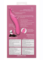 Load image into Gallery viewer, Tempt and Tease Kiss Rechargeable Silicone Vibrator with Clitoral Stimulator