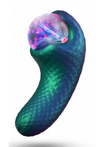 Load image into Gallery viewer, Temptasia Enchanted Serpent Rechargeable Silicone Dual Vibrator - Multicolor