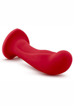 Load image into Gallery viewer, Temptasia Jezebel Silicone Dildo 6in - Crimson - Red
