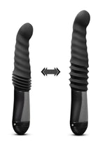 Load image into Gallery viewer, Temptasia Lazarus Rechargeable Silicone Thrusting Dildo - Black
