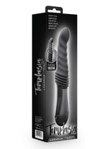 Load image into Gallery viewer, Temptasia Lazarus Rechargeable Silicone Thrusting Dildo - Black
