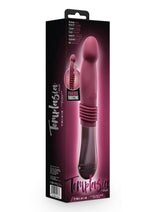 Load image into Gallery viewer, Temptasia Trixie Rechargeable Silicone Thrusting Dildo - Purple/Wine