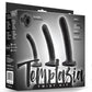 Temptasia Twist Silicone Dildo Kit - Black - Set Of 3