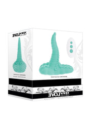 Tentacle Grinder Rechargeable Silicone Vibrator - Teal