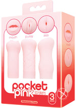 Load image into Gallery viewer, The 9&#39;s - Pocket Pink Mini Masturbator Trio - Pink
