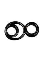 Load image into Gallery viewer, The 9&#39;s - Triple Play Cock Ring - Black
