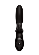 Load image into Gallery viewer, The Backdoor Beaded Rabbit Rechargeable Silicone Vibrator with Dual Prostate and G-Spot Stimulation with Rotating Beads

