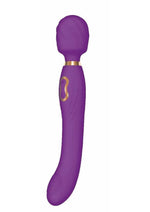 Load image into Gallery viewer, The Beat Dual Pleasure Wand Rechargeable Silicone Wand Massager - Purple