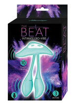 Load image into Gallery viewer, The Beat Intimate Ero-Vibe Rechargeable Silicone Vibrator - Aqua/Blue