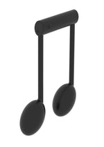 Load image into Gallery viewer, The Beat Rechargeable Silicone Note Vibrator - Black
