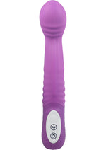 Load image into Gallery viewer, The Big O Silicone Vibrator Waterproof - Lavender/Purple - 8.75in
