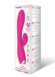 The Classic Silicone Rabbit - Hot Pink/Pink