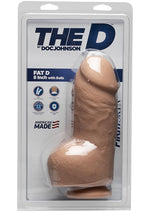 Load image into Gallery viewer, The D Fat D Firmskyn Dildo with Balls - Vanilla - 8in
