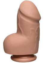 Load image into Gallery viewer, The D Fat D Ultraskyn Dildo with Balls - Vanilla - 6in
