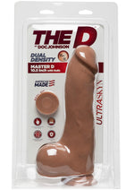 Load image into Gallery viewer, The D Master D Ultraskyn Dildo with Balls - Caramel - 10.5in
